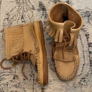 Soft Moc moccasin booties